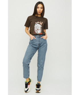 Футболка Boyfriend / дышащий принт /