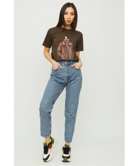 Футболка Boyfriend / дышащий принт /