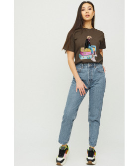 Футболка Boyfriend / дышащий принт /