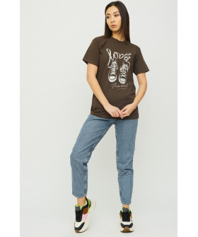 Футболка Boyfriend / дышащий принт /