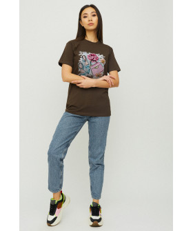 Футболка Boyfriend / дышащий принт /