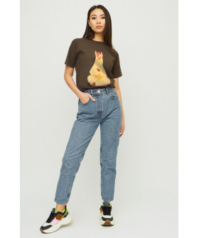 Футболка Boyfriend / дихаючий принт /