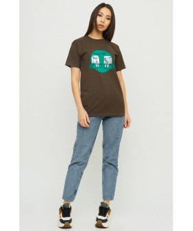 Футболка Boyfriend / дышащий принт /