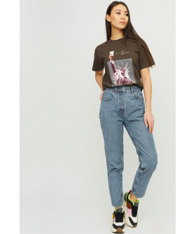 Футболка Boyfriend / дышащий принт /