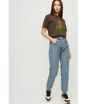 Футболка Boyfriend / дышащий принт /