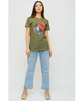 Футболка Boyfriend / дышащий принт /