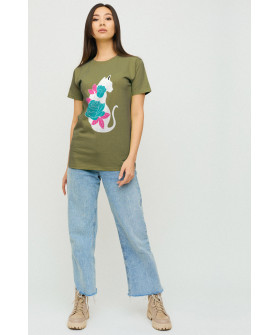 Футболка Boyfriend / дышащий принт /