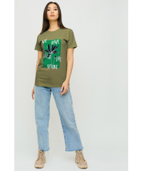 Футболка Boyfriend / дихаючий принт /