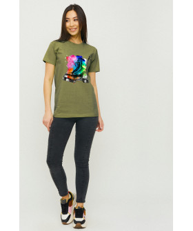 Футболка Boyfriend / дышащий принт /