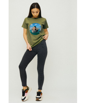 Футболка Boyfriend / дышащий принт /