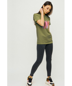 Футболка Boyfriend / дихаючий принт /