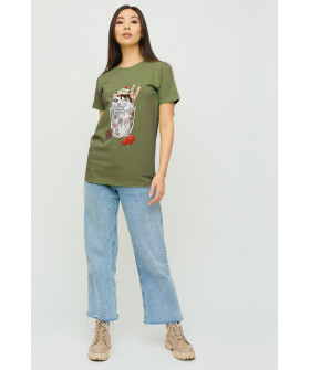 Футболка Boyfriend / дышащий принт /