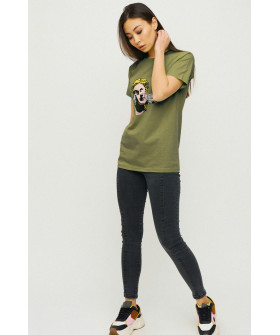 Boyfriend T-shirt / breathable print /