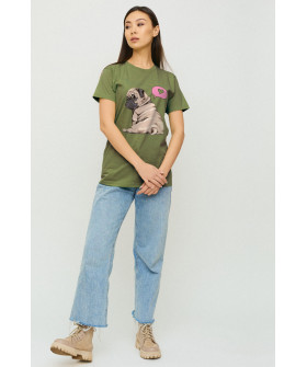 Футболка Boyfriend / дышащий принт /