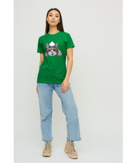 Boyfriend T-shirt / breathable print /