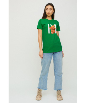 Футболка Boyfriend / дихаючий принт /