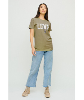 Футболка Boyfriend / дышащий принт/