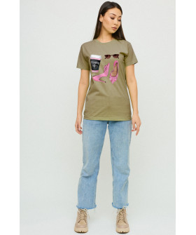 Футболка Boyfriend / дышащий принт/