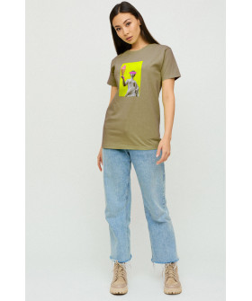 Футболка Boyfriend / дышащий принт/