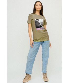 Футболка Boyfriend / дышащий принт/