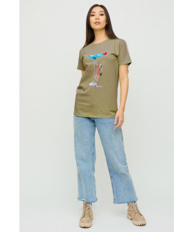 Футболка Boyfriend / дихаючий принт/