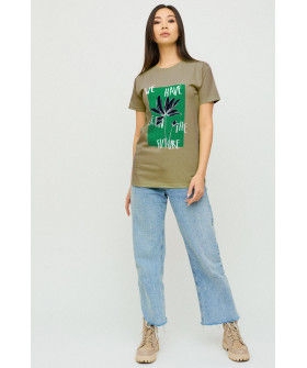 Футболка Boyfriend / дихаючий принт/