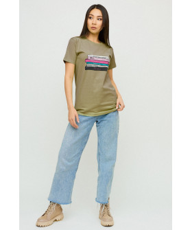 Футболка Boyfriend / дышащий принт/