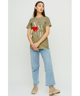 Футболка Boyfriend / дихаючий принт/