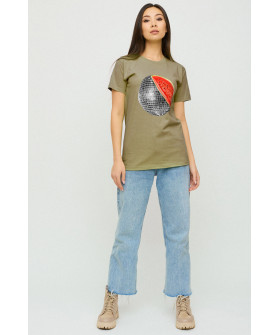 Футболка Boyfriend / дышащий принт/