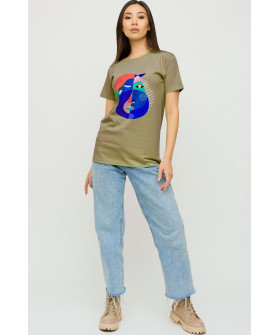 Футболка Boyfriend / дышащий принт/