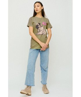 Футболка Boyfriend / дышащий принт/