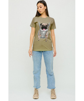 Футболка Boyfriend / дихаючий принт/