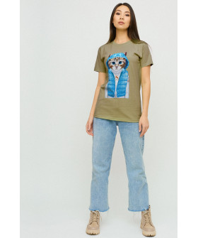 Футболка Boyfriend / дышащий принт/