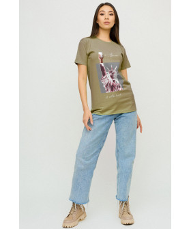 Футболка Boyfriend / дышащий принт/