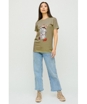 Футболка Boyfriend / дышащий принт/