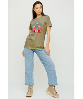 Футболка Boyfriend / дихаючий принт/