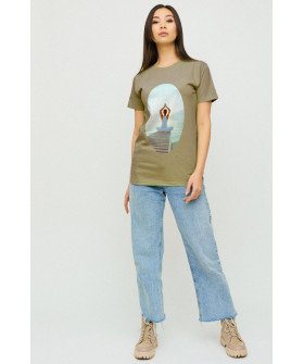 Футболка Boyfriend / дышащий принт/