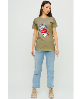 Футболка Boyfriend / дышащий принт/