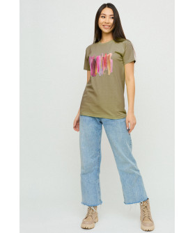 Футболка Boyfriend / дихаючий принт/