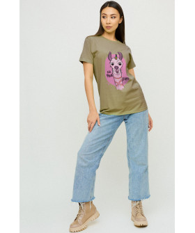 Футболка Boyfriend / дышащий принт/