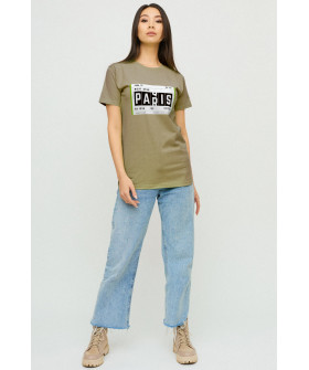 Футболка Boyfriend / дихаючий принт/