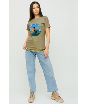 Футболка Boyfriend / дышащий принт/