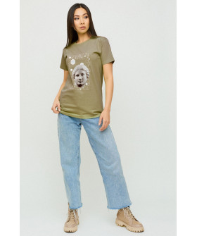 Футболка Boyfriend / дихаючий принт/