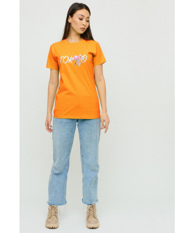 Boyfriend T-shirt / breathable print /