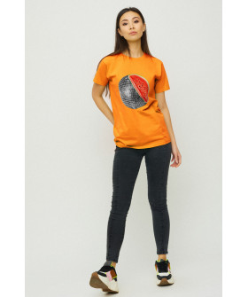 Футболка Boyfriend / дихаючий принт /