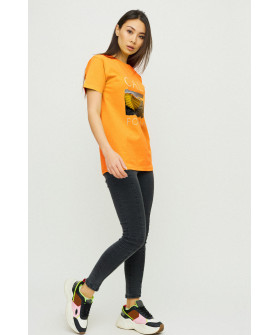 Футболка Boyfriend / дихаючий принт /