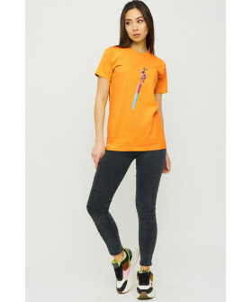 Boyfriend T-shirt / breathable print /