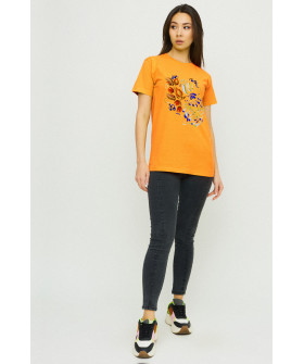 Boyfriend T-shirt / breathable print /