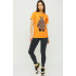 Boyfriend T-shirt / breathable print /