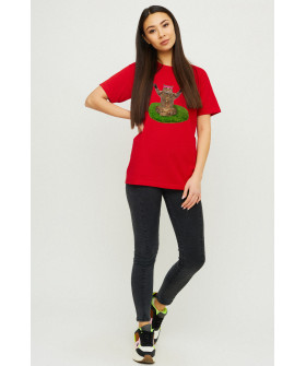 Футболка Boyfriend / дышащий принт /